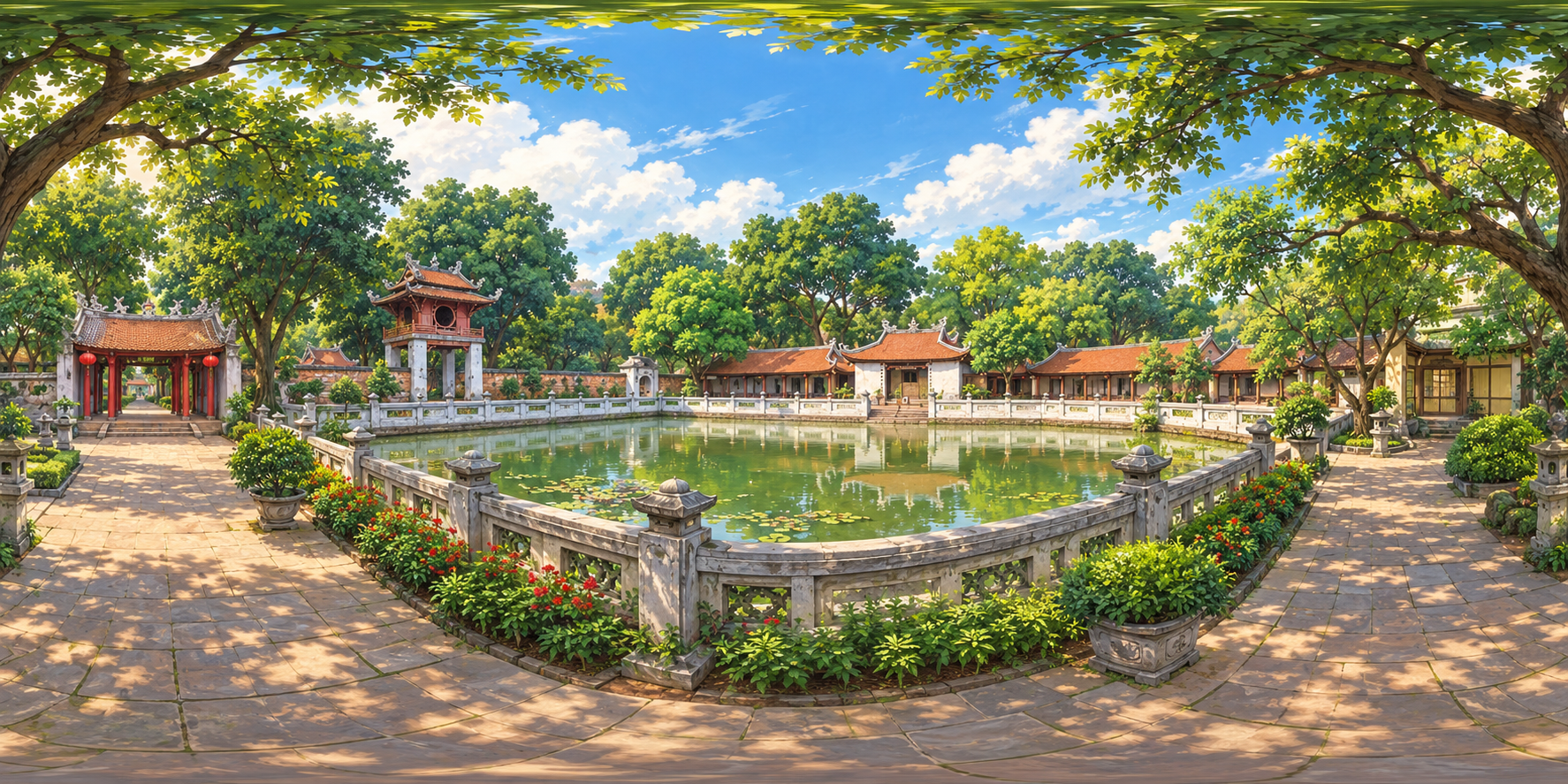 Không gian 360 độ Văn Miếu Quốc Tử Giám